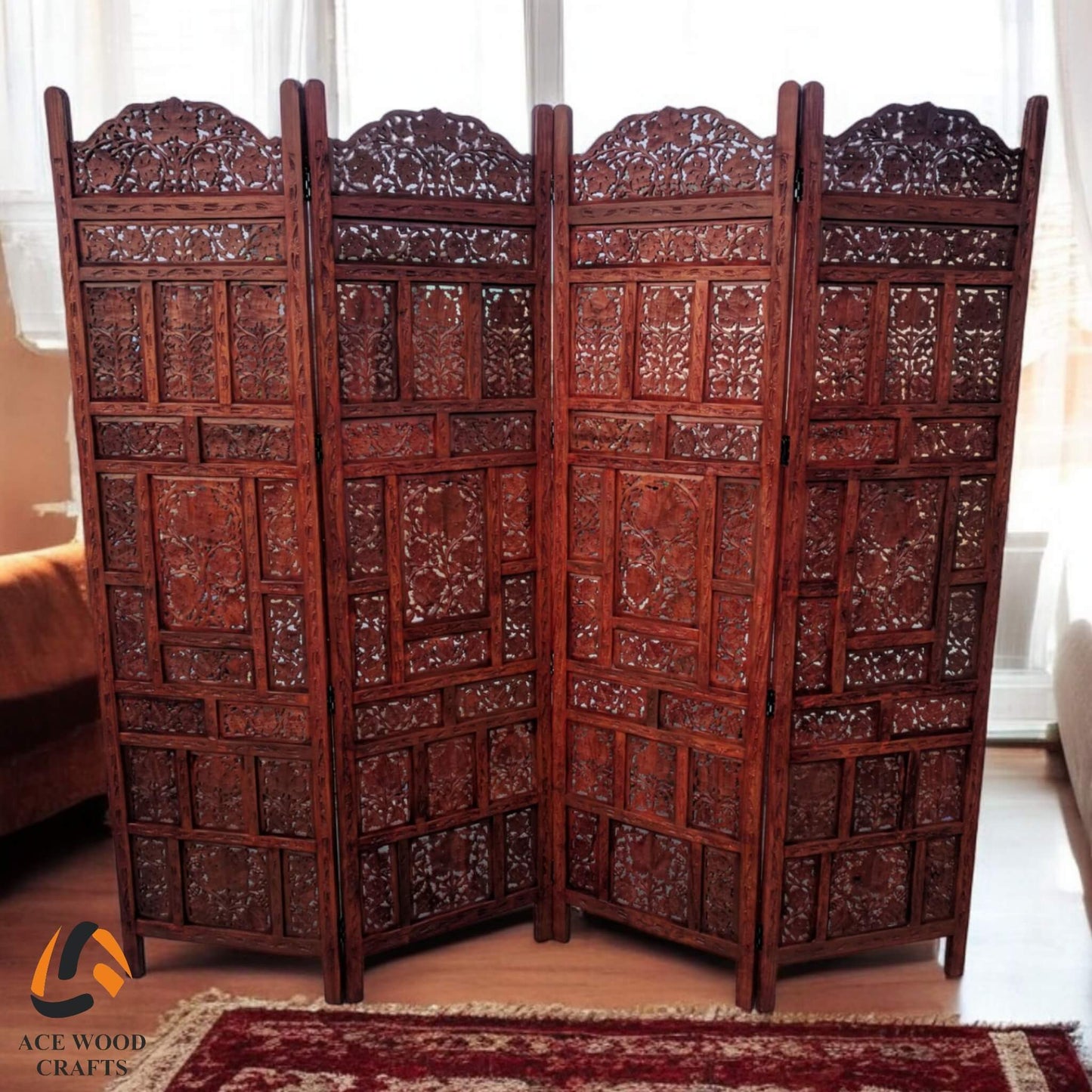 Traditional Indian wooden partition ideas for modern home decor and interior design